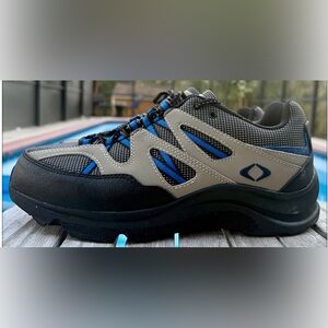 Apex Sierra V753M Orthopedic Trail Running Support Shoes Gray/Blue Mens 9.5 Wide